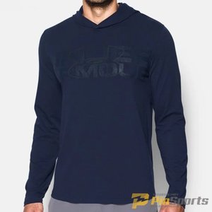 [Under Armour] 언더아머 UA 루즈핏 스포츠스타일 스트레치 후드 티셔츠 702-410 네이비