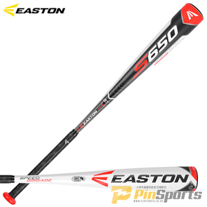 [Easton] 이스턴 프로 이스턴  알루미늄 야구배트 S650 유소년 블랙/화이트/레드