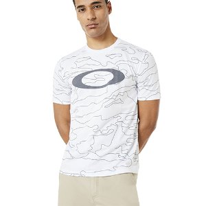 [OAKLEY] 오클리 로고 Ellipse Hidden Logo 일립스 히든 로고 반팔 티셔츠 357-100 화이트