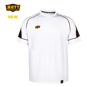 [ZETT] 제트 하계 반팔 티셔츠 BOTK-640 화이트/블랙