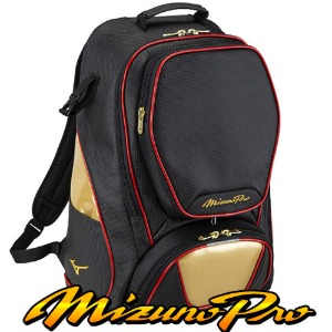 [Mizuno] 미즈노 프로백팩 개인가방 240595 블랙/골드