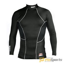 [ZETT] 제트 스포츠 긴팔 스판 언더 티셔츠 BOK-300J 블랙
