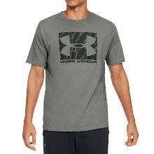 [Under Armour] 언더아머 UA 루즈핏 박스드 스포츠 스타일 카모 필 반팔 티셔츠 1616-388 그레이