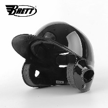 [BRETT] 브렛 로고 프로페셔널 조절식 양귀헬멧 B-BH05 블랙유광