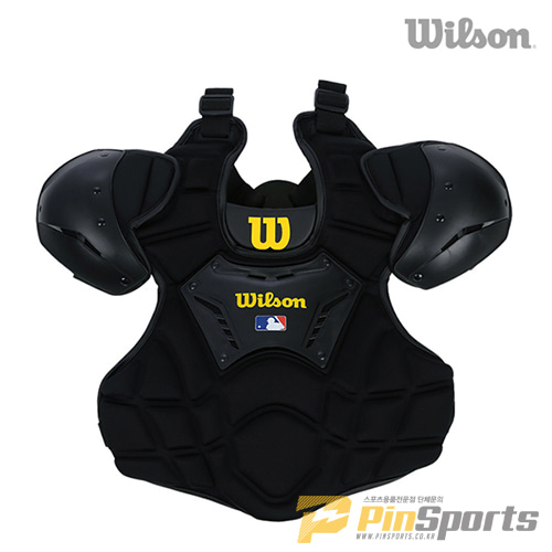 [WILSON] 윌슨 로고 포수장비 심판용 프로텍터 WTA322013 블랙 
