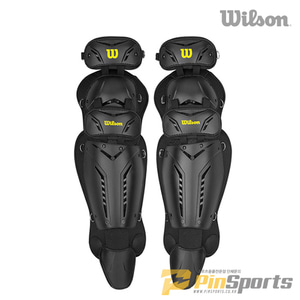 [WILSON] 윌슨 로고 포수장비 렉가드 다리보호대 WTA342170 블랙 