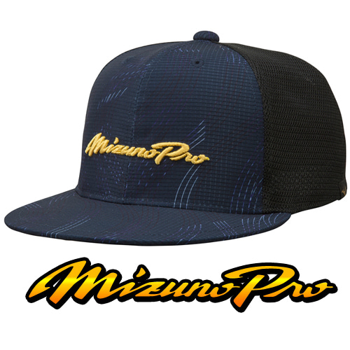 [MIZUNO] 미즈노 프로 로고 스냅백 모자 9214 네이비