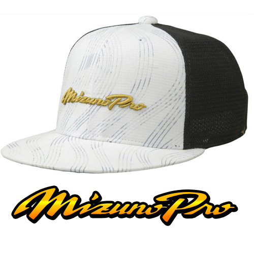 [MIZUNO] 미즈노 프로 로고 스냅백 모자 9201 화이트