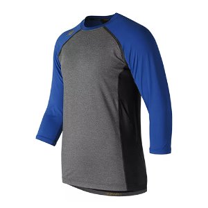 [Newbalance] 뉴발란스 4040 7부 나그랑 언더 티셔츠 T650 블루