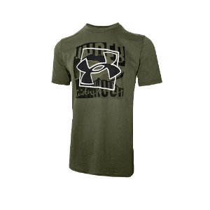[Under Armour] 언더아머 UA 루즈핏 2021년 박스드 심볼 아웃라인 반팔 티셔츠 442-390 그린