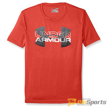 [Under Armour] 언더아머 UA Tech 빅 로고 루즈핏 하이브리드 유소년 반팔 티셔츠 006-602 레드