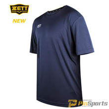 [ZETT] 제트 스포츠 라운드 하계티셔츠 BOTK-680 네이비