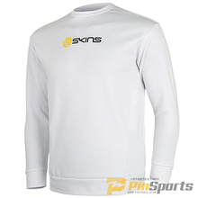 [SKINS] 스킨스 스포츠 쿠션지 엠보 포인트 맨투맨 티셔츠 SL173MCAMT003 베이지