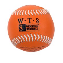 [Markwort] 마크워트 프로 Weighted Leather Baseball 트레이닝용 웨이트 볼 8온스 오렌지