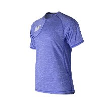 [Newbalance] 뉴발란스 2019 로고 Tenacity Asym 반팔 티셔츠 MT91711 블루 TRY